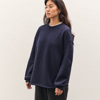 7115 by Szeki Boiled Wool Keepsake Jumper, Navy