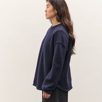 7115 by Szeki Boiled Wool Keepsake Jumper, Navy