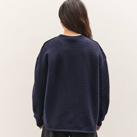 7115 by Szeki Boiled Wool Keepsake Jumper, Navy