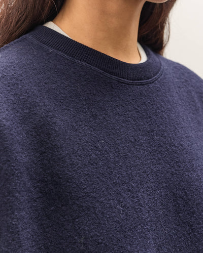 7115 by Szeki Boiled Wool Keepsake Jumper, Navy