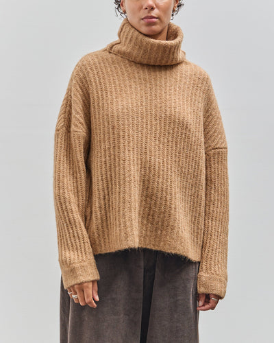 7115 by Szeki Chunky Turtleneck, Camel