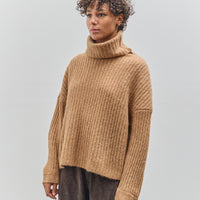 7115 by Szeki Chunky Turtleneck, Camel