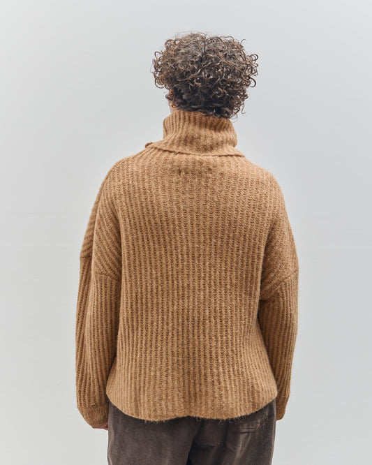 7115 by Szeki Chunky Turtleneck, Camel