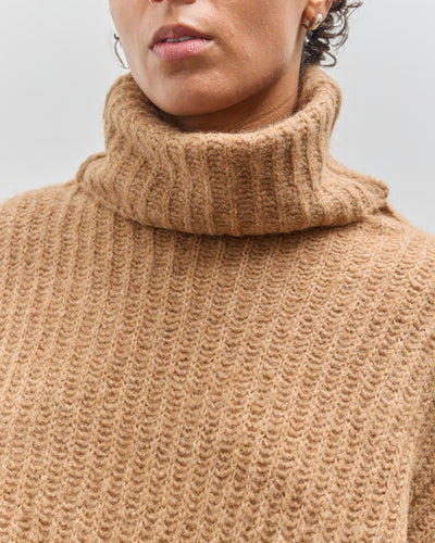 7115 by Szeki Chunky Turtleneck, Camel