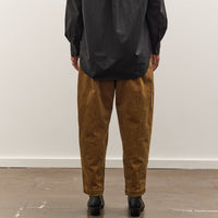7115 by Szeki Corduroy Elastic Pull-Up Trouser, Sepia Brown