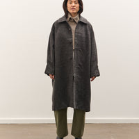 7115 by Szeki Cuffed Wool Coat, Heathered Taupe