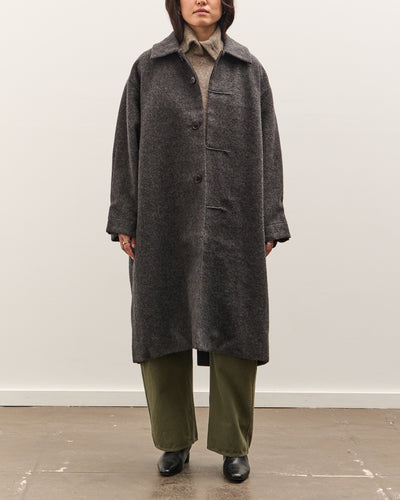 7115 by Szeki Cuffed Wool Coat, Heathered Taupe