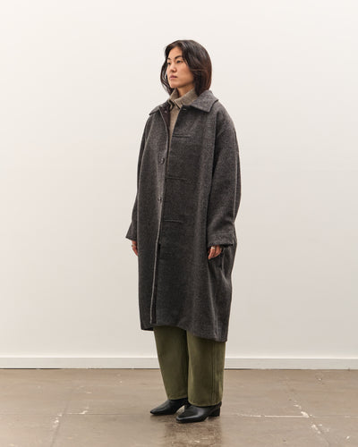 7115 by Szeki Cuffed Wool Coat, Heathered Taupe