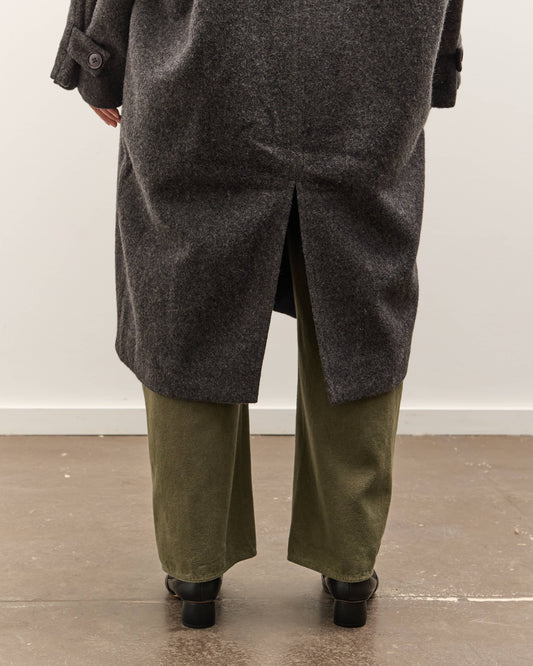 7115 by Szeki Cuffed Wool Coat, Heathered Taupe