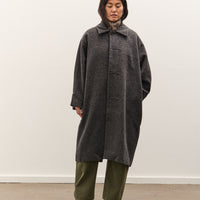 7115 by Szeki Cuffed Wool Coat, Heathered Taupe