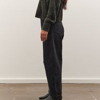 7115 by Szeki Curved Legged Work Trouser, Washed Black