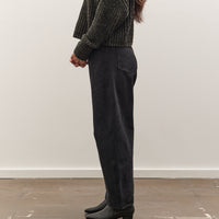 7115 by Szeki Curved Legged Work Trouser, Washed Black