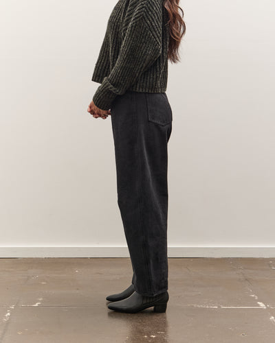 7115 by Szeki Curved Legged Work Trouser, Washed Black