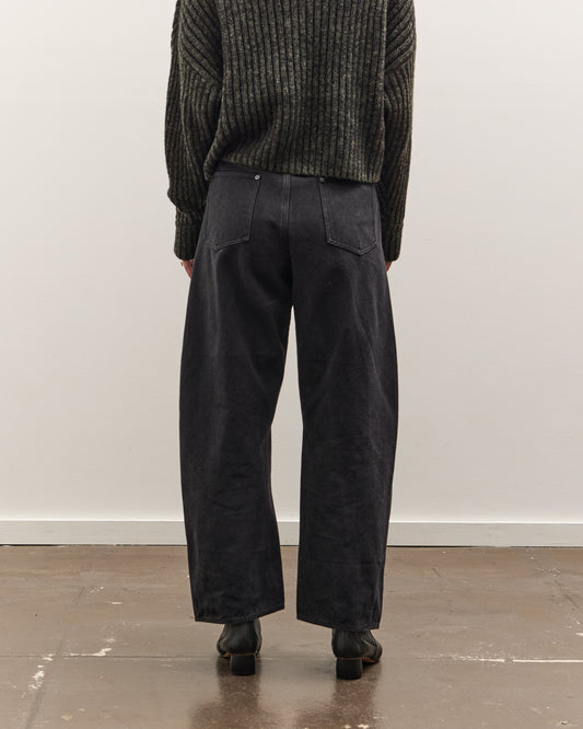 7115 by Szeki Curved Legged Work Trouser, Washed Black