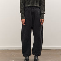 7115 by Szeki Curved Legged Work Trouser, Washed Black