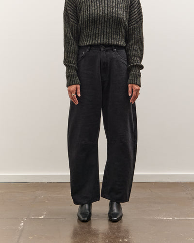 7115 by Szeki Curved Legged Work Trouser, Washed Black