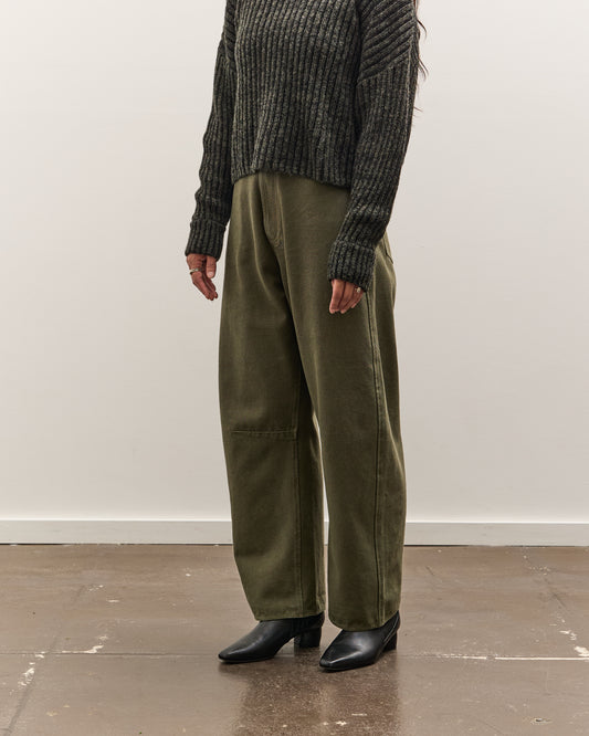 7115 by Szeki Curved Legged Work Trouser, Washed Olive