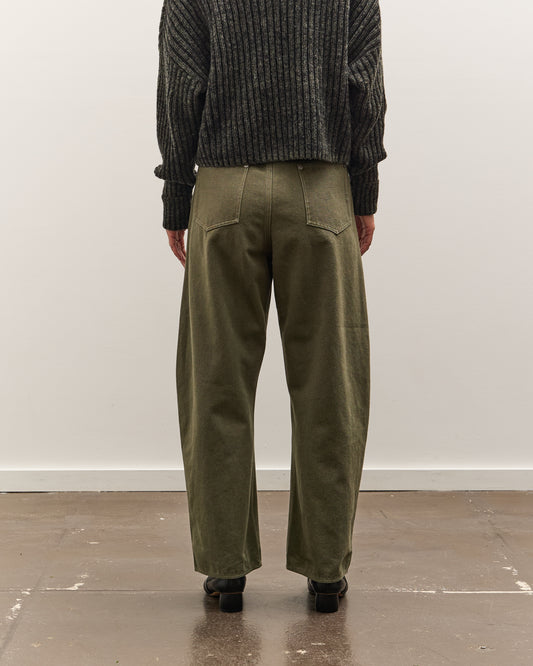 7115 by Szeki Curved Legged Work Trouser, Washed Olive