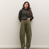 7115 by Szeki Curved Legged Work Trouser, Washed Olive