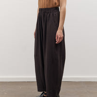 7115 by Szeki Elastic Panel Barrel Trouser, Black
