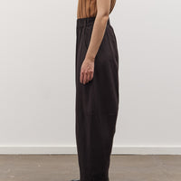 7115 by Szeki Elastic Panel Barrel Trouser, Black