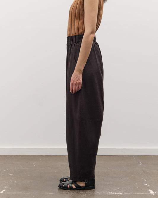7115 by Szeki Elastic Panel Barrel Trouser, Black
