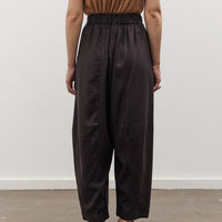 7115 by Szeki Elastic Panel Barrel Trouser, Black