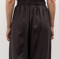 7115 by Szeki Elastic Panel Barrel Trouser, Black