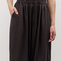 7115 by Szeki Elastic Panel Barrel Trouser, Black