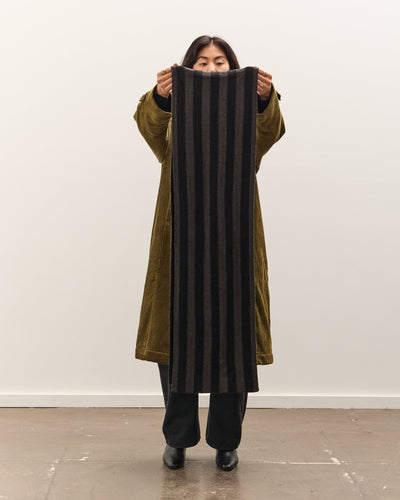 7115 by Szeki Long Scarf, Gray Stripes