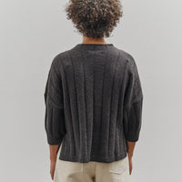 7115 by Szeki Midpoet Mockneck Sweater, Charcoal