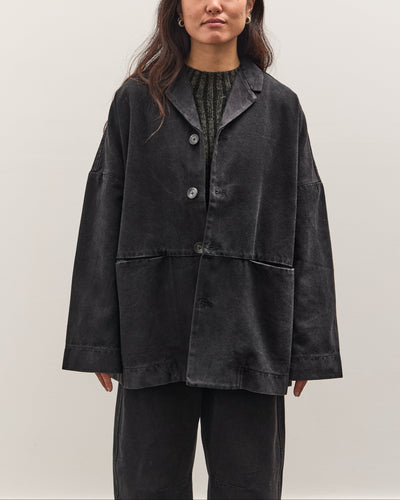 7115 by Szeki Oversized Blazer, Washed Black