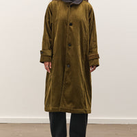 7115 by Szeki Padded Corduroy Fleece Coat, Deep Olive