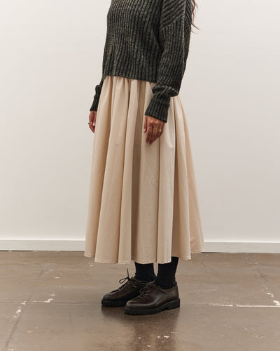 7115 by Szeki Prarie Skirt, Bone White