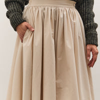 7115 by Szeki Prarie Skirt, Bone White