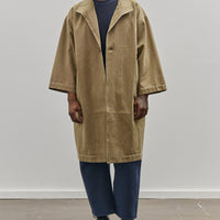 7115 by Szeki Unisex Spring Lapel Coat, Washed Kelp