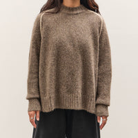 7115 by Szeki Rolled Seamed Pullover, Light Umber
