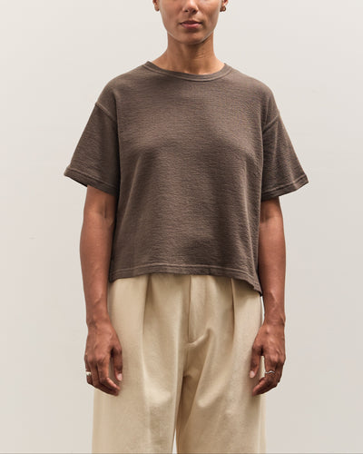 7115 by Szeki Signature Crop Tee, Grey