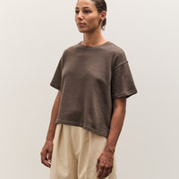 7115 by Szeki Signature Crop Tee, Grey