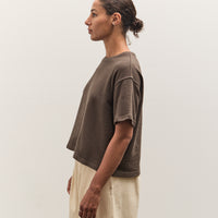 7115 by Szeki Signature Crop Tee, Grey