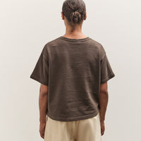 7115 by Szeki Signature Crop Tee, Grey