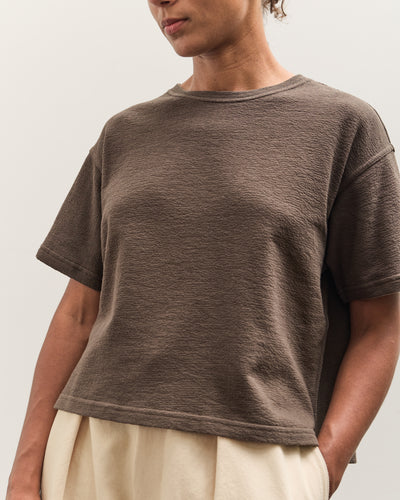 7115 by Szeki Signature Crop Tee, Grey