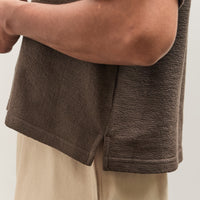 7115 by Szeki Signature Crop Tee, Grey