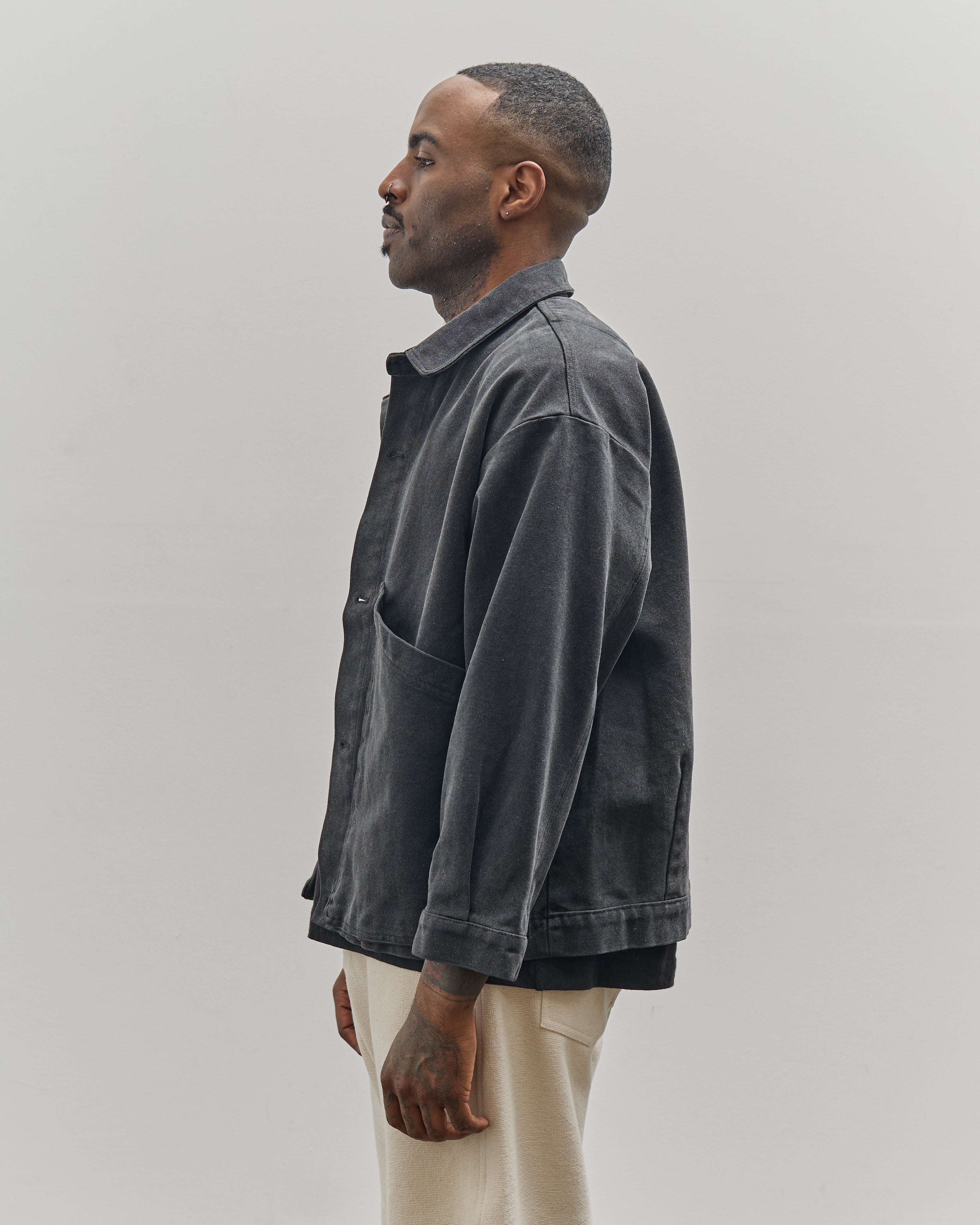 7115 by Szeki Unisex Signature Panel Pockets Shirt Jacket