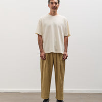 7115 by Szeki Unisex Signature Pleated Trouser, Textured Dijon