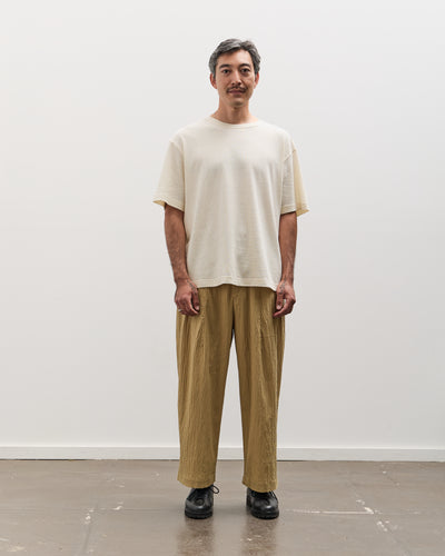 7115 by Szeki Unisex Signature Pleated Trouser, Textured Dijon