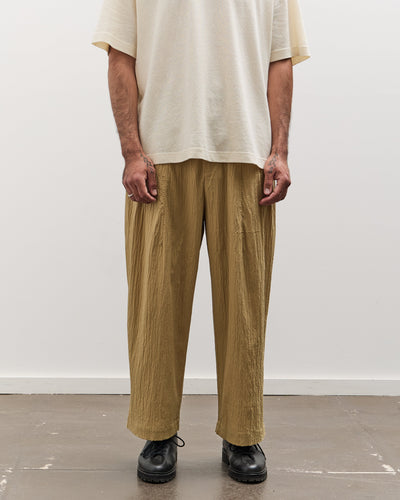 7115 by Szeki Unisex Signature Pleated Trouser, Textured Dijon