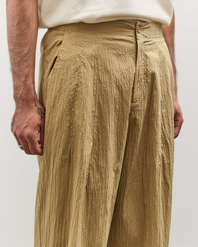 7115 by Szeki Unisex Signature Pleated Trouser, Textured Dijon
