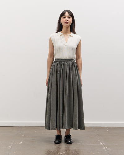 7115 by Szeki Soft Prairie Skirt, Pewter