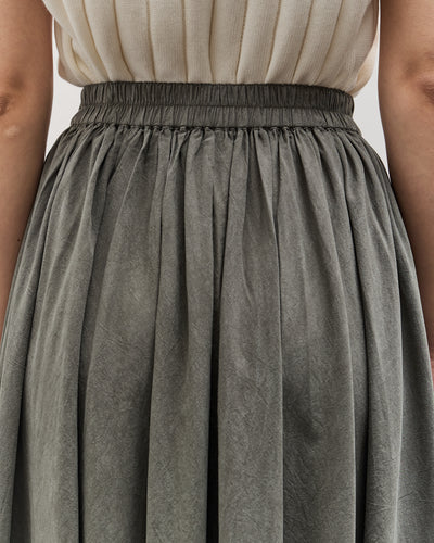 7115 by Szeki Soft Prairie Skirt, Pewter